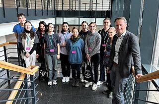 Schüler der Freien Reformschule aus Ilmenau zu Besuch