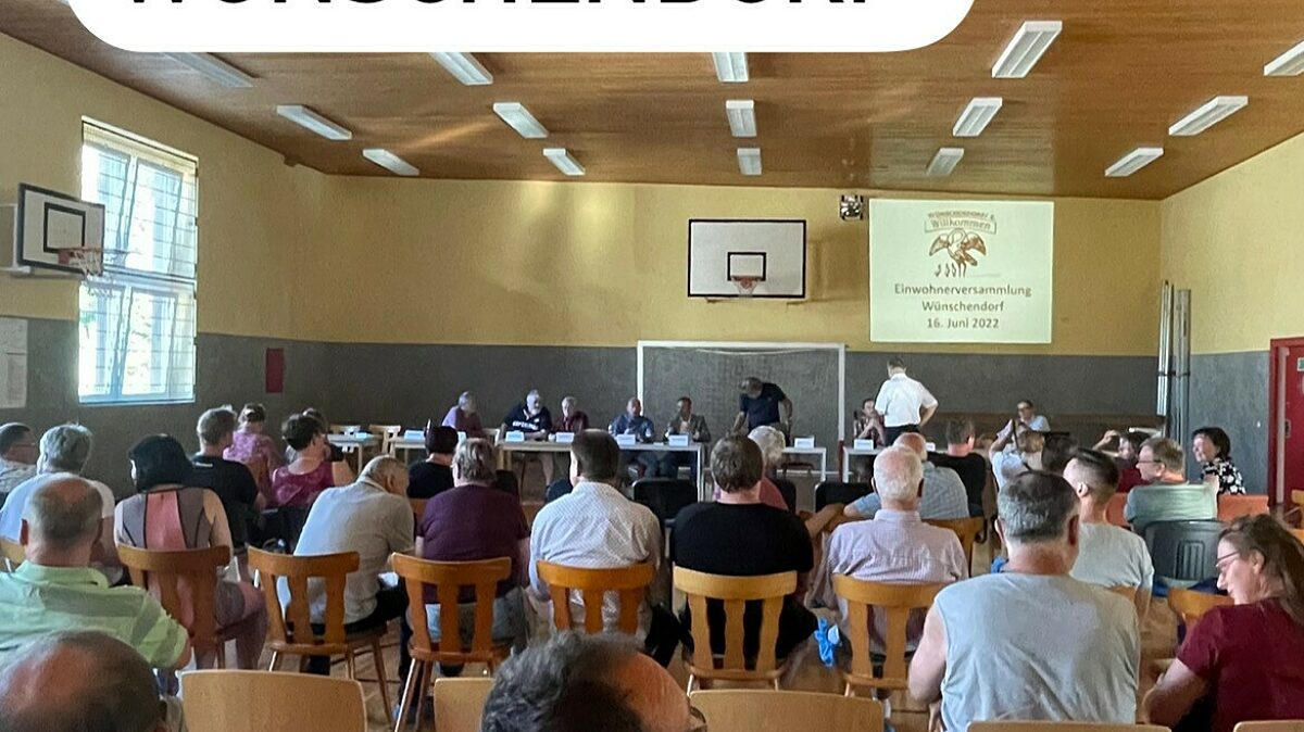 Fusionsversammlung Wuenschendorf